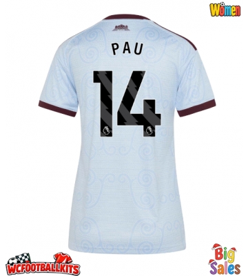 Aston Villa Pau Torres #14 Replica Third Stadium Shirt for Women 2026-27 Short Sleeve